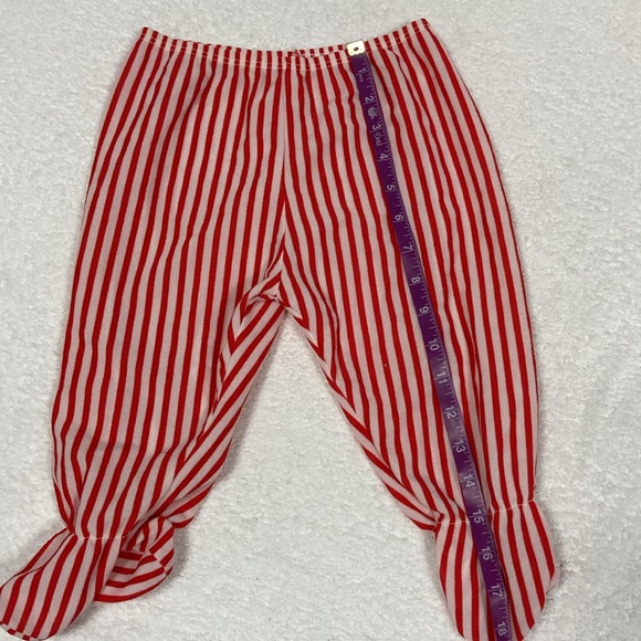 Vintage Isaacson Carrico IC red striped pajama set 12/18m - Picture 6 of 9